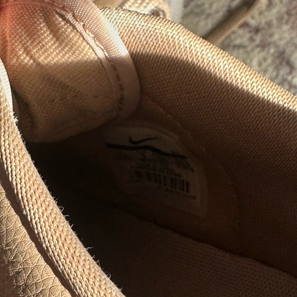 Nike Beige and Light Pink Air Force 1’s - Picture 6 of 6